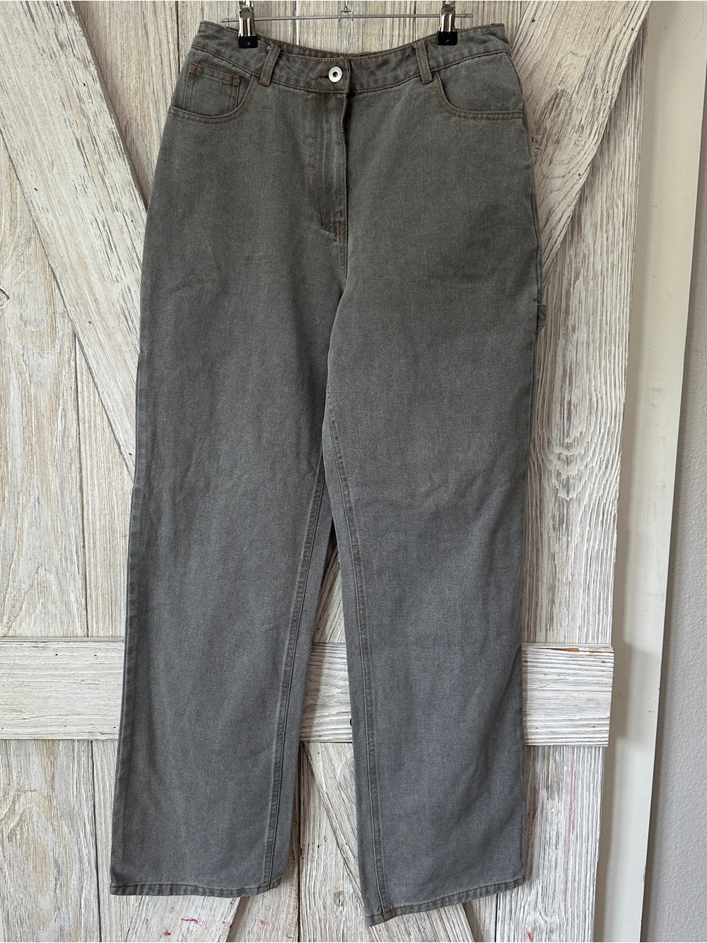 Louisa High Waisted Wide Leg Carpenter Jean